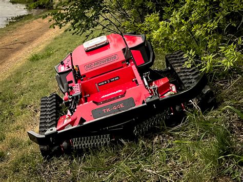 remote control lawn mower for steep hills